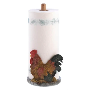 (image for) 12553 - Country Rooster Paper Towel Holder