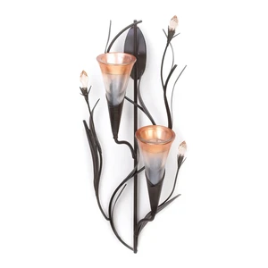 (image for) 10015810 - Dawn Lillies Wall Sconce