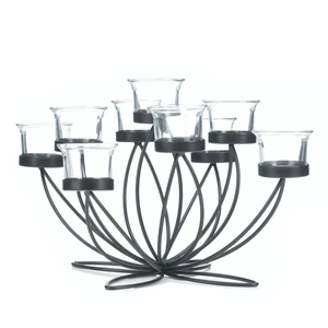 (image for) 10017176 - Iron Bloom Candle Centerpiece