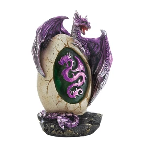10018625 - Purple Dragon/Egg Statue