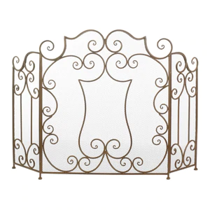 (image for) 10019005 - Modern Scroll Fireplace Screen