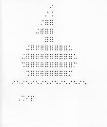 (image for) 220101 - Braille Thanksgiving Day Card (SHP1)