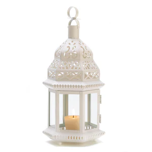 White Moroccan Lantern