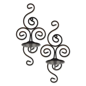 Scrollwork Candle Sconces (S2)