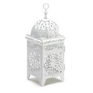 White Candle Lantern