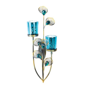 Peacock Plum Wall Sconce