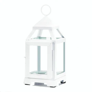 White Contemporary Lantern