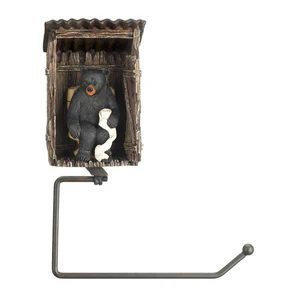 Bear/Outhouse TP Holder