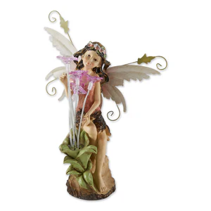Solar Peony Fairy Statue