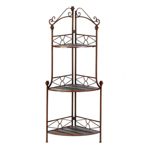 Rustic Corner Rack