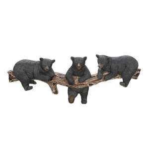 Black Bears Wall Plaque