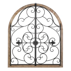 Wood Iron Wall Decor