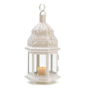 White Moroccan Lantern