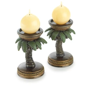 Coconut Tree Candleholders (S2)