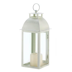 (image for) D1047 - Ivory Candle Lantern - Click Image to Close