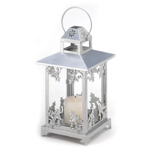 (image for) 39891 - Scrollwork Candle Lantern - Click Image to Close