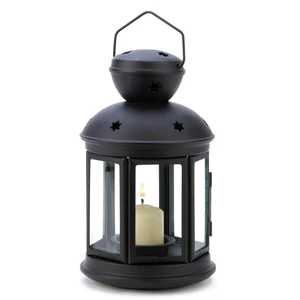 Black Candle Lamp