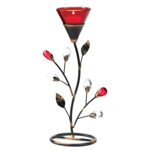 (image for) D1083 - Ruby Blossom Tealight Holder