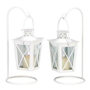 (image for) 39572 - White Railroad Candle Lanterns (PR) - Click Image to Close