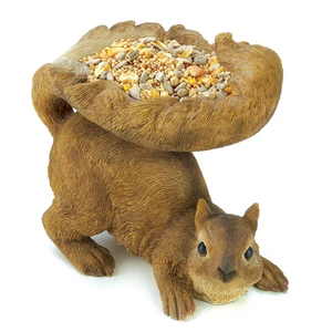 (image for) 12785 - Woodland Squirrel Bird Feeder - Click Image to Close