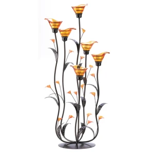 (image for) 12793 - Calla Lilly Candleholder - Click Image to Close