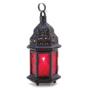(image for) 13245 - Red Moroccan Lantern