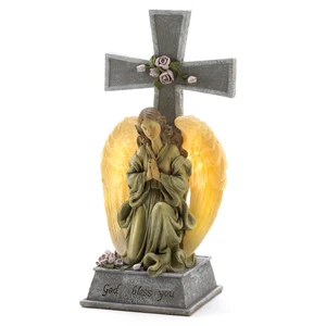 (image for) 14643 - Blessed Cross Solar Light - Click Image to Close