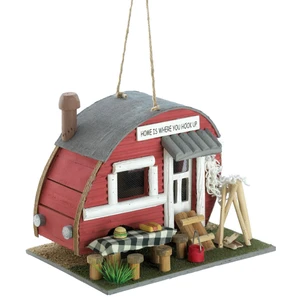 (image for) 12503 - Red Trailer Birdhouse - Click Image to Close