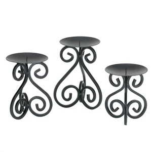 Scrollwork Candle Stands (S3)