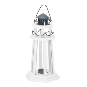 (image for) 10015961 - Lighthouse Wooden Lantern - Click Image to Close