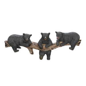 (image for) 10016200 - Black Bears Wall Plaque - Click Image to Close