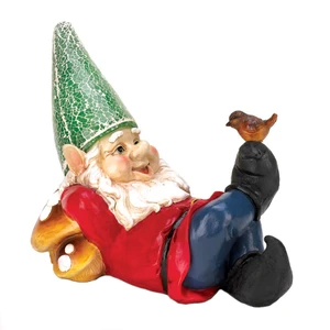 (image for) 10016214 - Lazy Gnome Solar Statue - Click Image to Close