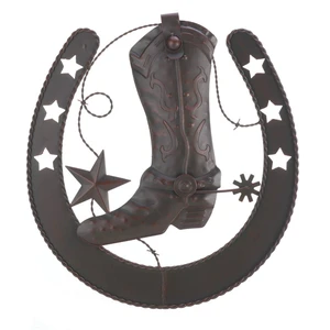 (image for) 10016998 - Boot Wall Decor - Click Image to Close