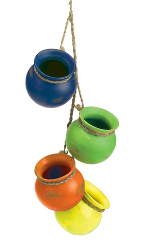 (image for) 10016997 - Fiesta Dangling Pots - Click Image to Close