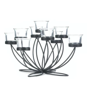 (image for) 10017176 - Iron Bloom Candle Centerpiece - Click Image to Close