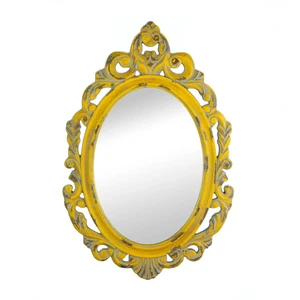 (image for) 10017106 - Vintage Hannah Yellow Mirror - Click Image to Close