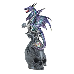 10017522 Dragon/Skull Figurine