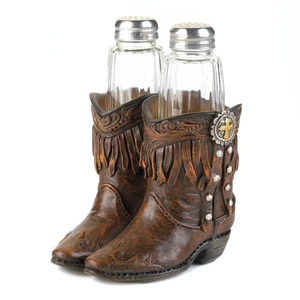 (image for) 10017553 - Cowboy Boots SP Shaker Set - Click Image to Close