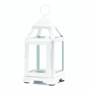 White Contemporary Lantern