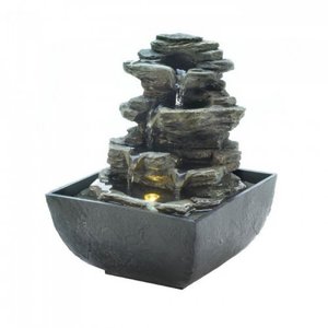 Rock Formation Tabletop Fountain