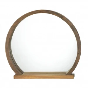10018522 Wooden Mirror/Shelf