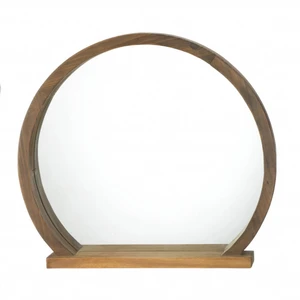 (image for) 10018522 - Wooden Mirror/Shelf - Click Image to Close