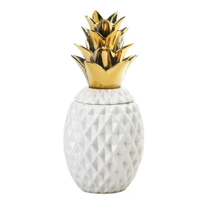 (image for) 10018753 - Gold Top Pineapple Jar - Click Image to Close