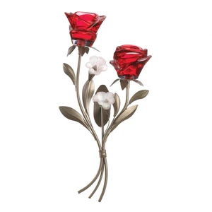 10018784 Romantic Roses Sconce
