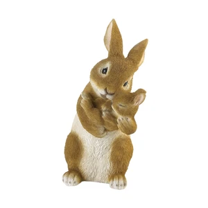 (image for) 10018807 - Mom/Baby Rabbit Figurine - Click Image to Close