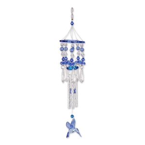 (image for) 10018837 - Blue Hummingbird Windchime - Click Image to Close