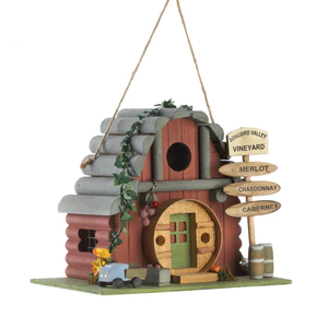 (image for) 10018896 - Vintage Winery Birdhouse - Click Image to Close