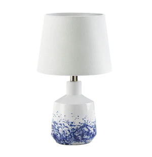 White/Blue Splash Lamp