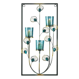 (image for) 10018915 - Peacock Wall Sconce - Click Image to Close