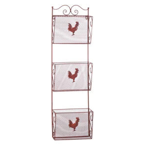 Rooster Basket Organizer